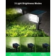 thumbnail image 2 of Lotmos Solar Spot Lights Outdoor, 6 Pack (Cool White), Solar Uplights for Trees, Solar Powered Spot Lights Outdoor, 2 of 7