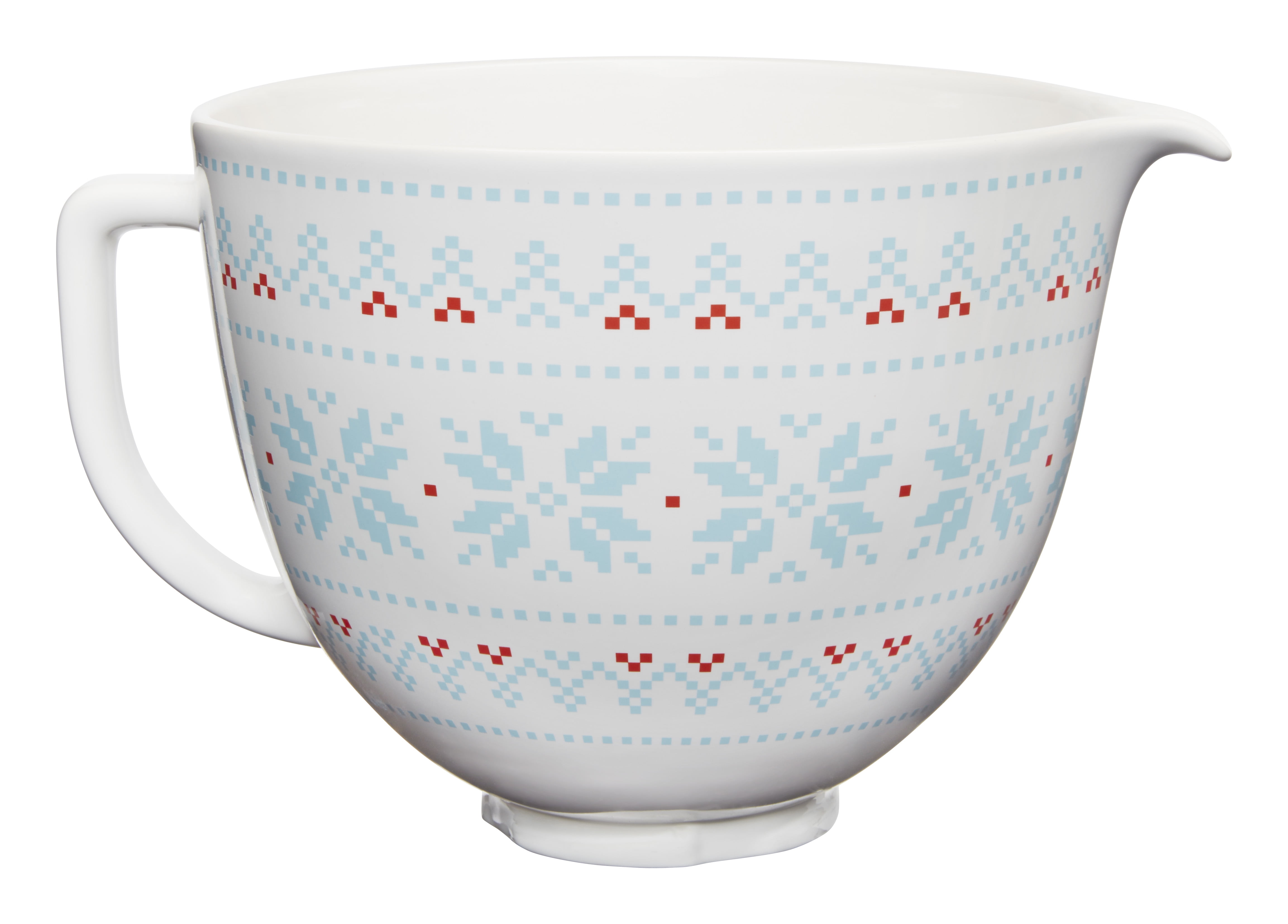 KitchenAid® 5 Quart Holiday Sweater Ceramic Bowl (KSM2CB5PHO) - Walmart ...