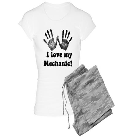 

CafePress - I Love My Mechanic - Women s Light Pajamas