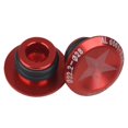 thumbnail image 2 of 1 Par Tapones Tapas de Aleación de Aluminio MTB Manillar Barra Final rojo shamjiam Tapones de manillar de bicicleta, 2 of 8