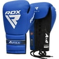 thumbnail image 2 of RDX Professional Boxing Fight Gloves, APEX Lace-Up Competition Fighter Gloves, Super Skin Maya Hide Leather, Padded Wrist Support, Multi-Layered, Traditional Extra Long Laces for Firm Secure Fit, 2 of 9