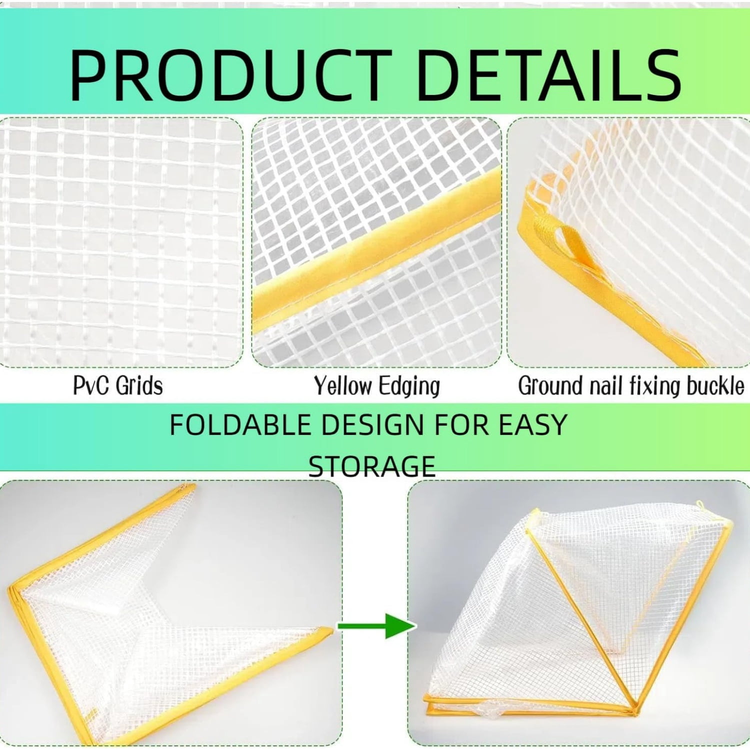 Garden Row Accelerator Plants Cover Foldable Raised Garden Beds Greenhouse Cover Vegetable Rows Plant Protector Plant Net Cage Guard Greenhouse Cover 1 Pc 80 x 34 x 35 cm
