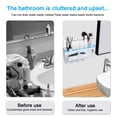 thumbnail image 4 of Wall Mounted Toothbrush Holder for Bathroom, Automatic Toothpaste Dispenser Kit with Magnetic Cups Kids & Family Set Toothbrush Holders, Storage Rack & Easy Install, Durable Space-Saving,Blue, 4 of 7