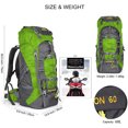 thumbnail image 3 of Hiking Backpack 60L NACATIN Lightweight Mountaineering Backpack, Climbing Rucksack for Travel, Water-Resistant, Green, 3 of 7