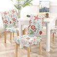 thumbnail image 5 of ZHANZZK Beauty Floral Pattern Stretch Chair Cover Protector Seat Slipcover for Dining Room Hotel Wedding Party Set of 6, 5 of 6