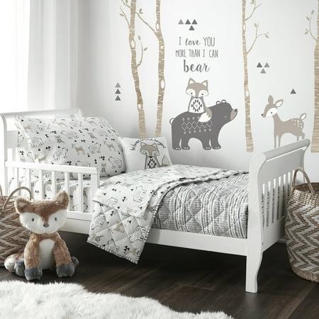 UPC: 0190945090263 | Levtex Baby 5-Piece Woodland Toddler Bedding Set