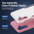 thumbnail image 5 of Dteck for Samsung Galaxy A15 Case, Heavy Duty Rugged Shockproof Protective Phone Cover for Samsung Galaxy A15 5G,White+Pink, 5 of 6