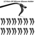 thumbnail image 6 of 12 Pairs Silicone Anti Ear Hooks for Glasses Eyeglass Sunglasses Holder, 6 of 8