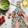 thumbnail image 3 of Love Cutting Board, Colorful Blooms Romantic Pattern Birds Hearts Creative Ornate Design Traditional Art, Tempered Glass Cutting and Serving Board, Wine Bottle Shape, Multicolor, by Ambesonne, 3 of 5