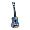 thumbnail image 2 of Ukelele de juguete para niños, guitarra de 4 cuerdas, regalo para principiantes. Azul, 2 of 9