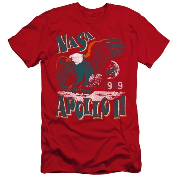 Nasa - Apollo 11 - Premium Slim Fit Short Sleeve Shirt - X-Large