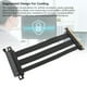 thumbnail image 4 of PCIe 4.0 X16 Cable Elevador, 128 Gbps Extensor De GPU Flexible Con Adaptador Reforzado Y 180 Para Compilaciones RTX 4090/ITX, 4 of 7