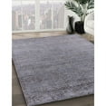 thumbnail image 3 of Ahgly Company Machine Washable Indoor Square Industrial Modern Mist Blue Area Rugs, 4' Square, 3 of 7