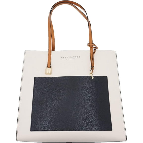 Marc Jacobs M Women's Grind Colorblock Leather Tote Bag In Sandshell
