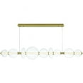 thumbnail image 3 of 47257-016 Eurofase Lighting Atomo - 50W 1 LED Chandelier-11.75 Inches Tall and 11.75 Inches Wide-Gold Finish-Clear Glass Color, 3 of 4