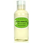 Dr Adorable - 4 oz - Aloe Vera Oil - 100% Pure Organic Cold Pressed Infused Natural Hair Skin