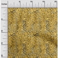 thumbnail image 2 of oneOone Georgette Viscose Yellow Fabric Ocean Underwater Life Fabric For Sewing Printed Craft Fabric By The Yard 42 Inch Wide, 2 of 4