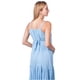 thumbnail image 2 of Vestido Maternidad Largo Rayón Fresco Vestido Embarazo Verano Casual Juvenil Amplio Color Azul Cielo, 2 of 3