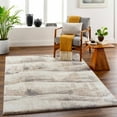 thumbnail image 2 of Hauteloom Banji Living Room, Bedroom Area Rug - High Pile - Gray, Purple - 7'10", 2 of 8