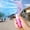 Pink PK, variant on Naittoop Mini Handheld Fan Battery Operated Small Personal Portable Speed Adjustable USB Rechargeable Cute Design Powerful Eyelash for Stylish Girls Women Men Indoor Outdoor Travel Purple