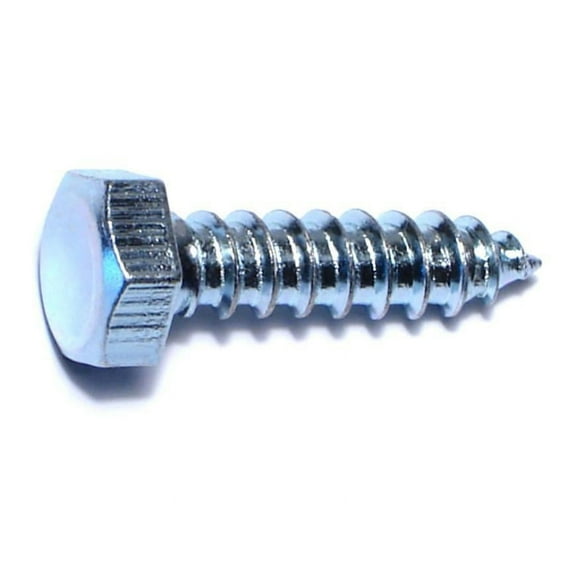 5/16" x 1-1/4" Zinc Plated Grade 2 / A307 Steel Hex Head Lag Screws HLSHS-309