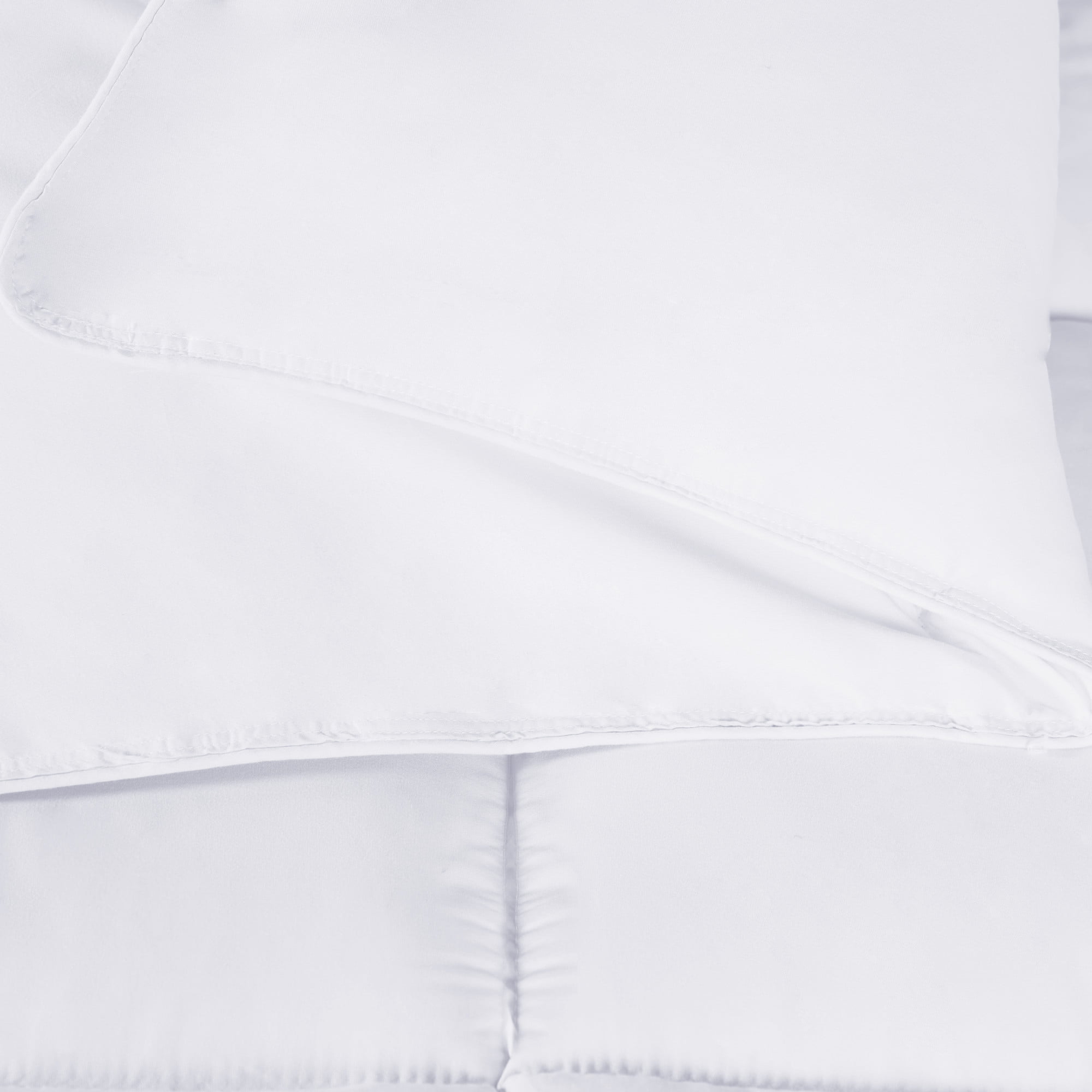 Superior Solid Comforter Down Alternative Bedding, King, White