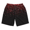 thumbnail image 3 of Uemuo Red Glitter1 Pattern Men's Swim Trunks Hawaiian Beach Bathing Suit Swimsuits Beach Quick-Dry Shorts with Pockets-Small, 3 of 9