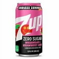 thumbnail image 2 of 7up Watermelon Strawberry Soda, 12 Fl Oz Cans 12 Pack, Zero Sugar, 2 of 2