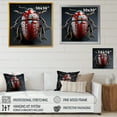thumbnail image 4 of Designart "The Enigmatic Lullaby Of A Mysterious Beetle" Insects & Bugs Floater Framed Wall Art Prints, 4 of 5
