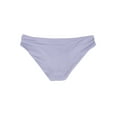 thumbnail image 2 of Soluna Women's Shirred Hipster Bikini Swim Bottom Separates Swimsuit (L, Dove), 2 of 2
