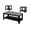 Black, variant on Dtwnek 3pcs Table Set Set, Coffee Table End Table for Living Room, Office, Black