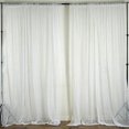 thumbnail image 1 of Panneau de Rideau en Voile Transparent Blanc Ignifuge 10 Pieds - Collection Premium, 1 of 6