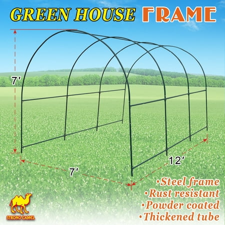 Strong Camel Multi-use Support Arch Frame for Climbing Plants/Flowers/Vegetables, plant Trellis (10' X 7' X (Best Climbing Flowers For Arches)