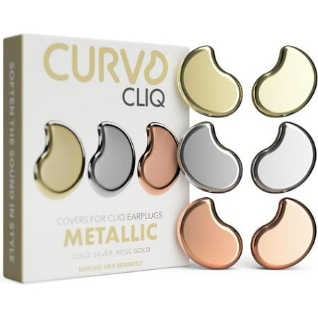 CURVD Cliq™ Earplug Covers – Interchangeable, Swappable, and Stylish Replacement Covers for CURVD Cliq™ Earplugs, Effortless Design Changes, Personalization & Customization at Your Fingertips