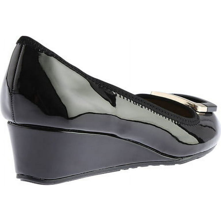 Bandolino patent leather wedge outlet