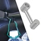 thumbnail image 3 of Elegante gancho para reposacabezas de coche, organizador de asiento trasero de material acero inoxidable, aleación de aluminio oculta para organizador Plata DYNWAVEMX Gancho para reposacabezas de coche, 3 of 8