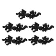 thumbnail image 2 of Botón de Rana de Nudo Chino Sunnimix 5 Pares de Peces Dorados para Hanfu Hangbag DIY Negro, 2 of 8