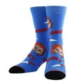 thumbnail image 2 of Cool Socks Novelty Crew Socks Men's Women's, Chucky Icons, Graphic Print, Large, 2 of 2