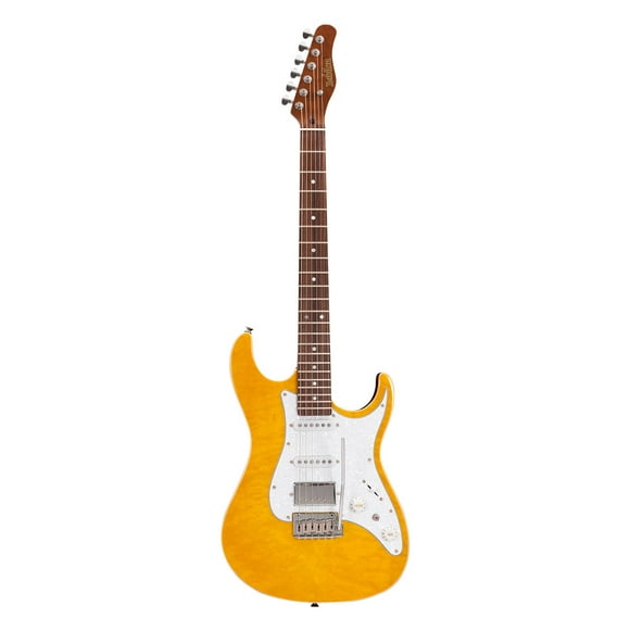 Guitarra Eléctrica BABILON LEGGEND-AM Serie Unique amarillo 40x9.5x106.5