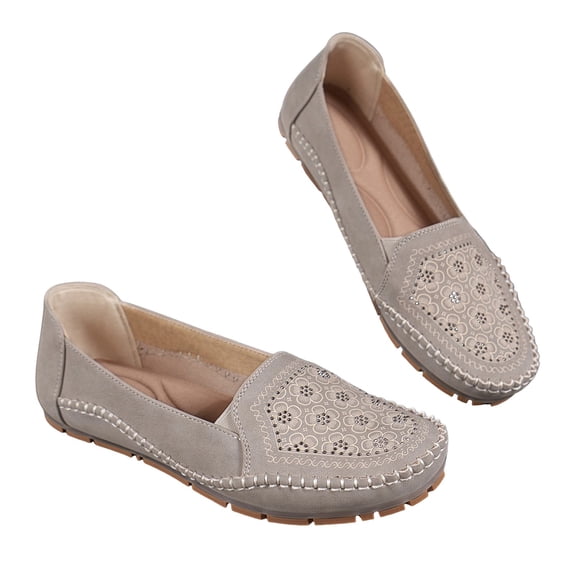 Women's Casual Slip On Loafers Comfortable Flat Walking Shoes for Everyday Wear