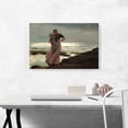 thumbnail image 2 of ARTCANVAS A Light on the Sea 1897 Canvas Art Print by Winslow Homer - Size: 26" x 18" (1.50" Deep), 2 of 9