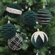 thumbnail image 1 of Adornos Navideños Flocados Pintados para Árbol de Navidad, 6 Piezas de Bolas de 8 Cm, 1 of 6