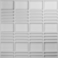 thumbnail image 5 of Ekena Millwork 19 5/8"W x 19 5/8"H Stacked EnduraWall Decorative 3D Wall Panel, White, (50-Pack for 133.73 Sq. Ft.), 5 of 12