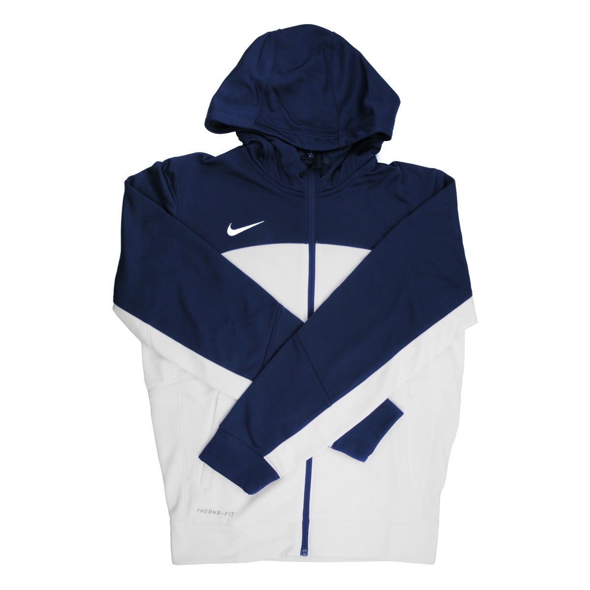 nike therma fit hoodie navy blue