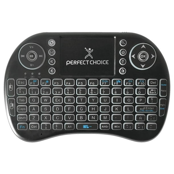 Teclado inalámbrico Perfect Choice PC-201007 con touchpad USB Mini Español