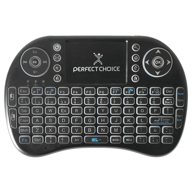Teclado inalámbrico Perfect Choice PC-201007 con touchpad USB Mini Español