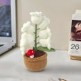 thumbnail image 7 of MERILER Soft Wool Crochet Succulent Car and Home Decorations - Cute Knitted Decorative Potted Plants with Aromatherapy Function, Perfect Gifts for Birthdays and Special Occasions., 7 of 7