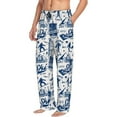 thumbnail image 2 of Balery Skiing Enthusiast print Men's Pajama Pants,Ultra Lightweight Pjs,Lounge Pant-Small, 2 of 9