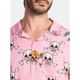 thumbnail image 3 of One Piece Men's and Big Men's Graphic Button-Up Shirt, Sizes XS-5XL, 3 of 5