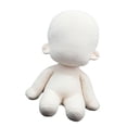 thumbnail image 2 of Muñeca de peluche de 7,87 pulgadas con cuerpo en para crear tus propias muñecas, manualidades, muñeca sentada para vestir, figura de peluche,, 2 of 8